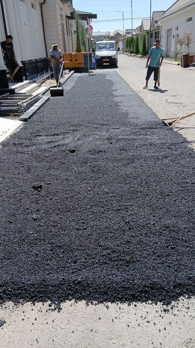 Асфальт xizmati  Uzbekistan boʻylab asfalt yotqizib beramiz