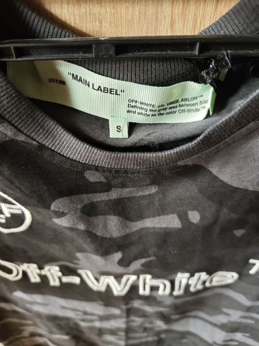 OFF-WHITE  често нова комуфлажна