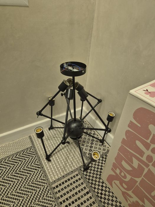 Люстра паук лофт (без ламп)