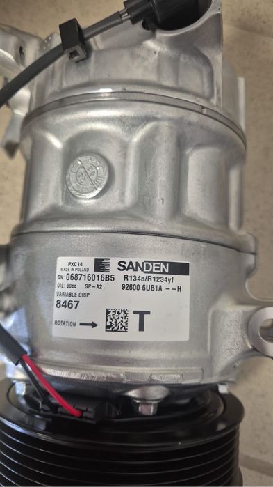 Vand Compresor Aer Conditionat A/C SANDEN PXC14 926006UB1A pentru motoarele  1.3 TcE Dacia Renault Nissan PRODUS NOU
