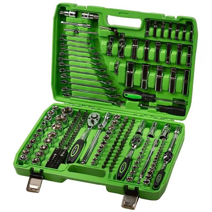 216PC 1/4 3/8 1/2  SUPER LOCK SET de  tubulare si accesorii DS1035