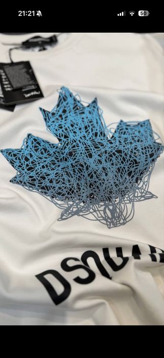 Tricou Dsquared alb calitate Premium