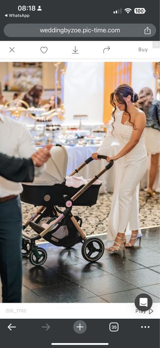 Salopeta tip rochie de seara sau mireasa