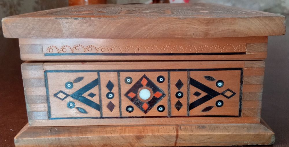 Винтажная шкатулка - Гуцульский сувенир