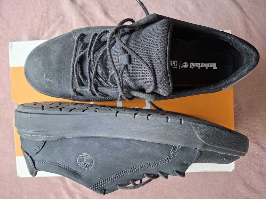 Pantofi sport piele Timberland 44,5 negru nou