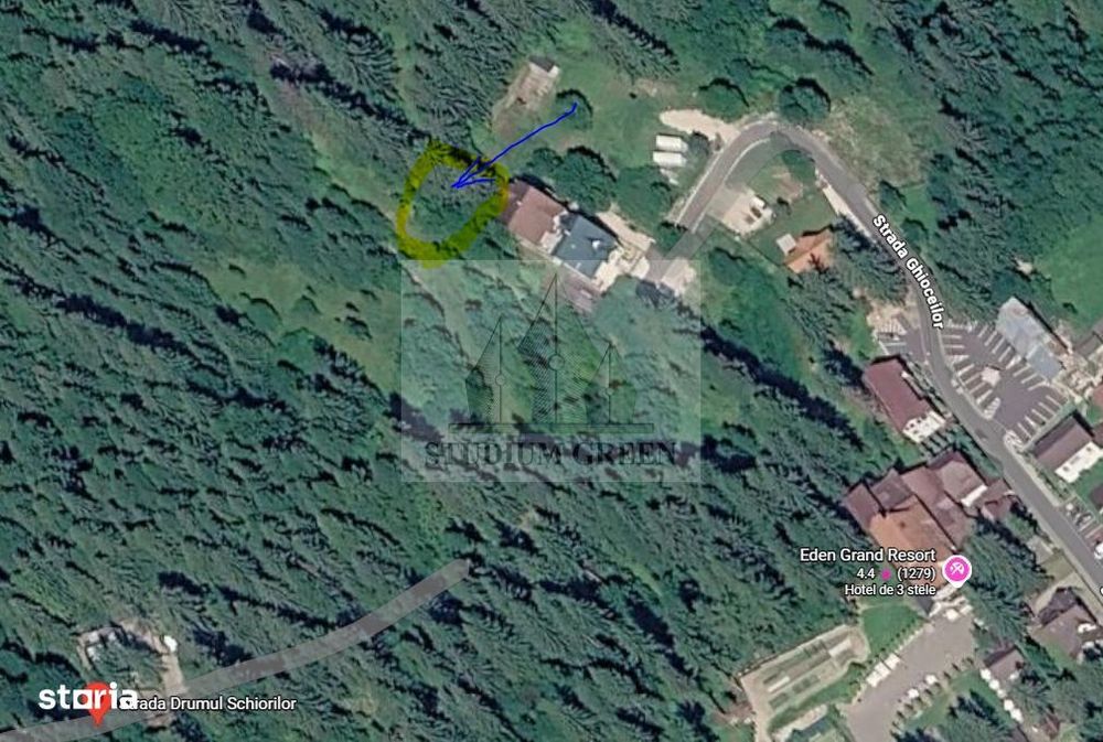 Proprietar vand 7059 mp de vanzare in Predeal- str. Schiorilor/Cioplea