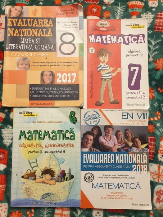 Manuale școlare  vechi in engleza si română, 10 lei