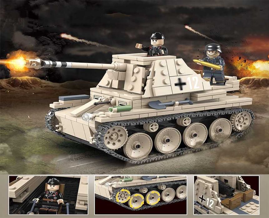 Конструктор лего Немецкая противотанковая САУ Marder III