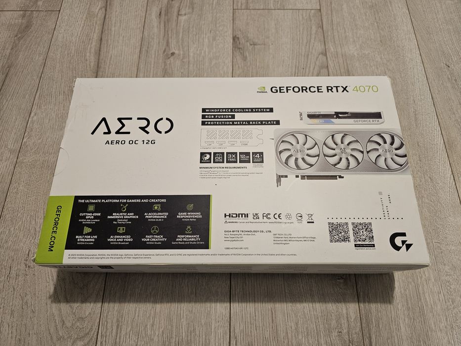 Rtx 4070 Aero OC Gigabyte 12Gb