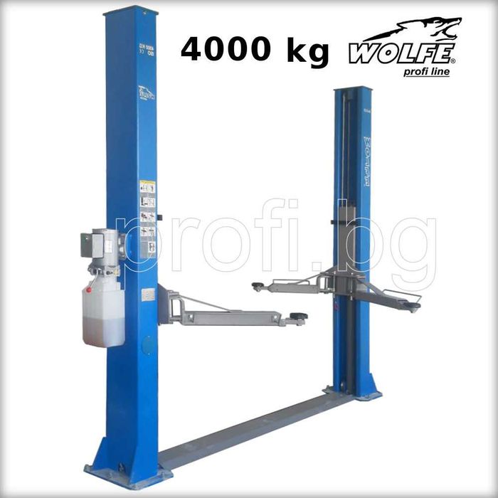 Подемник 4т WOLFE Profi line окомплектован с масло и анкери