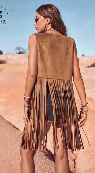 Каубойски винтидж секси елек