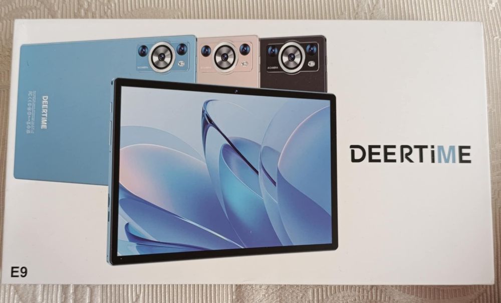 Нов таблет DEERTiME с Android 15, 10.1", 30GB RAM, 128GB ROM 1TB, 8-яд