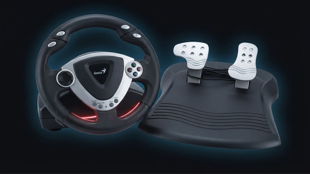Игровой руль с педалями Genius TrioRacer F1 для ПК