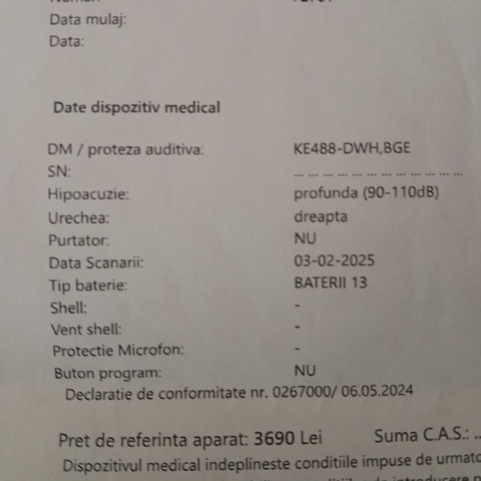 Aparat auditiv audionova
