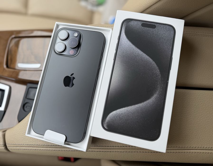 iPhone 15 PRO MAX Titanium Black•256GB•Neverlocked | Fullbox |