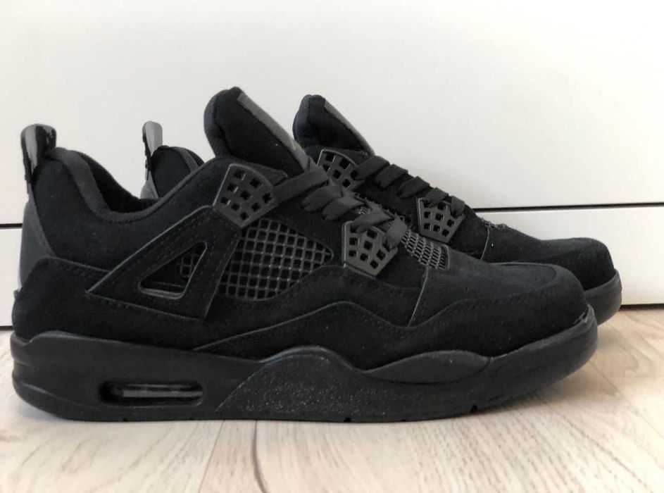 Adidasi Nike Air Jordan 4 Retro Black Cat Produs NOU