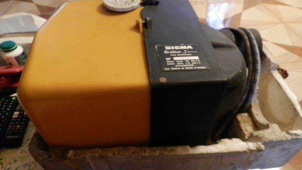 Arzator pe motorina pt. incalzire centrala casa , vila -SICMA Sam 7