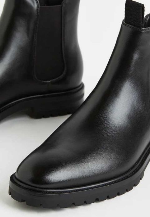 Ghete chelsea premium Zign London 43 piele naturala moale