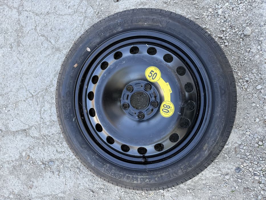 Kit Roata rezerva slim cric Volvo XC60, V70, S60, S80 (T125/80 R17) - COD: 31302356