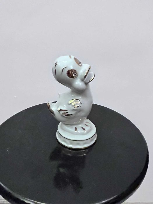 Figurina bibelou bibelouri portelan CAPODIMONTE, ochii cristal marcat