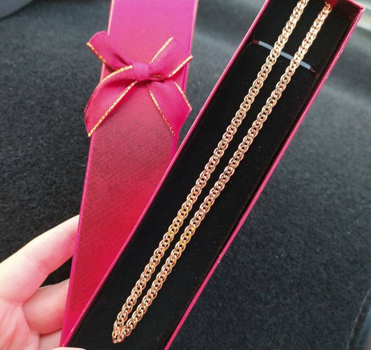 Золотая нежная цепочка. Золото 585. Есть Доставка.