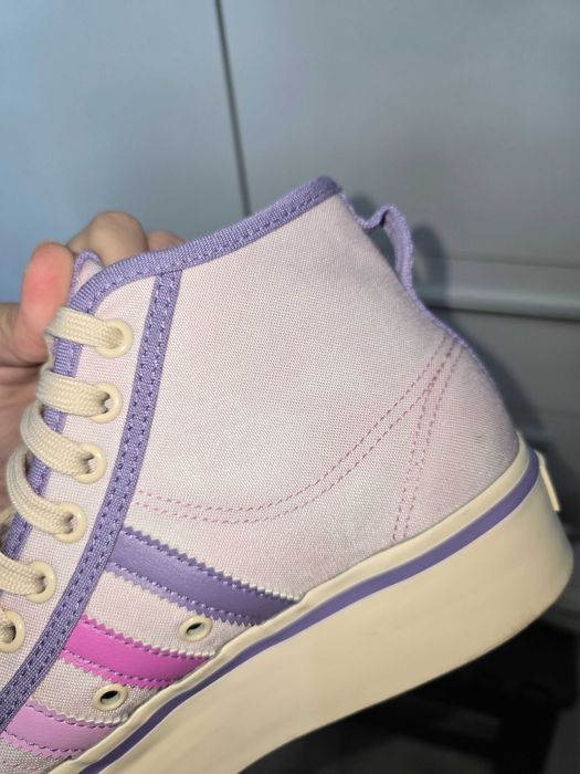 Лилави кецове Adidas