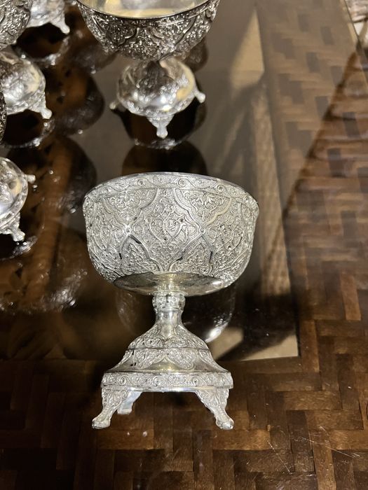 Набор чаш из мельхиора