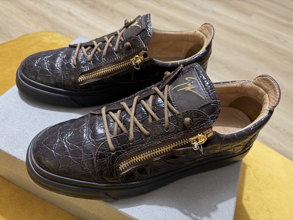 Vand Giuseppe Zanotti 43 piele crocodil