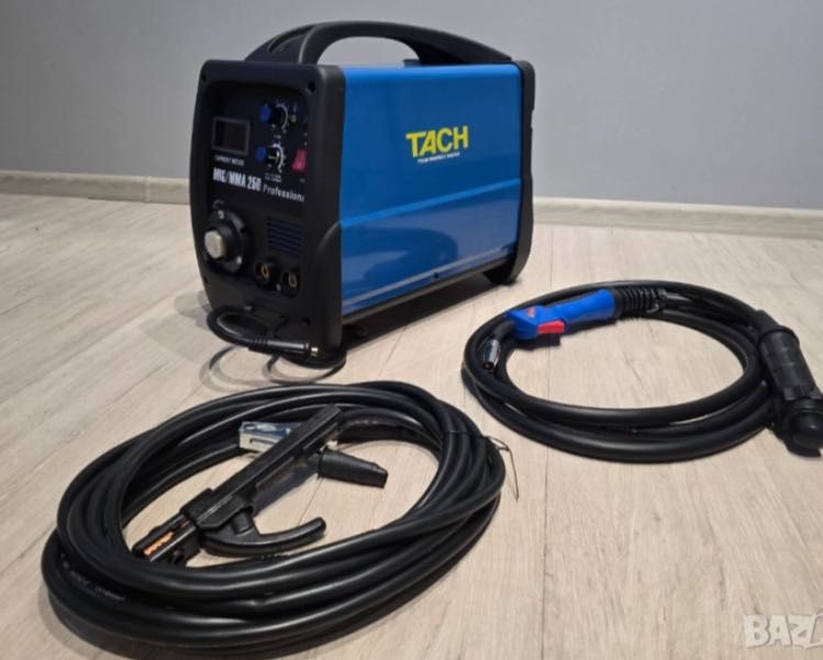 250А МАX Електрожен + Телоподаващо с еврошланг 4м с дисплей