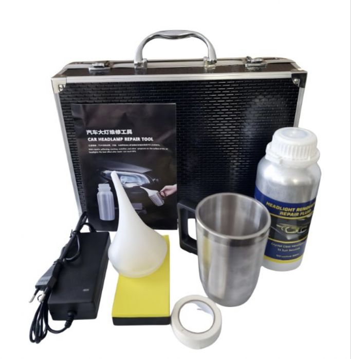 Професионален комплект за възстановяване и полиране на фарове