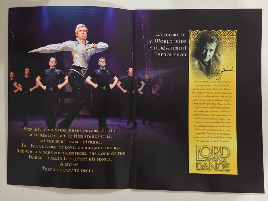 Michael Flatley’s Lord of the Dance програма и постер 2010