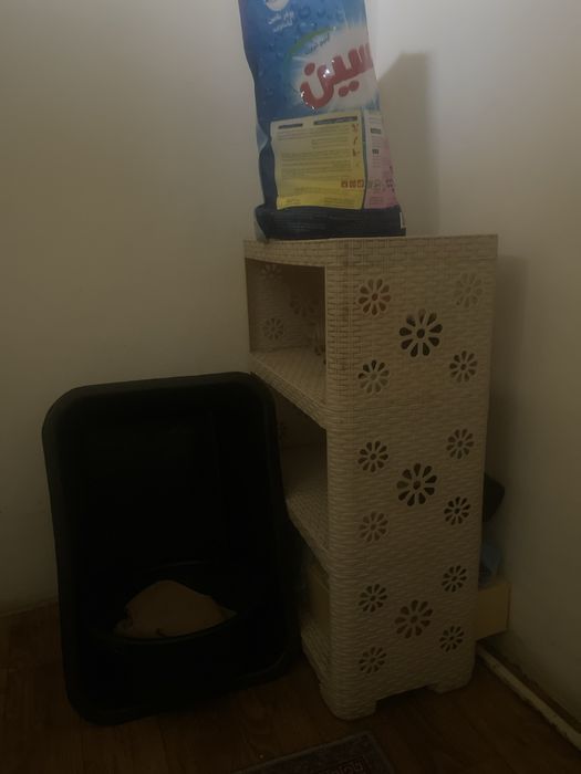 пластиковая тумба доя полотенец