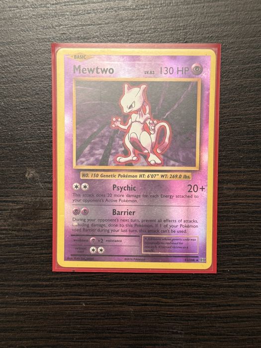 Pokemon cards Mewtwo collection
