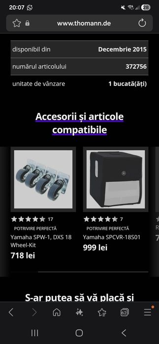 Doi Bași Yamaha DXS18 ( rcf, fbt, dynacord)