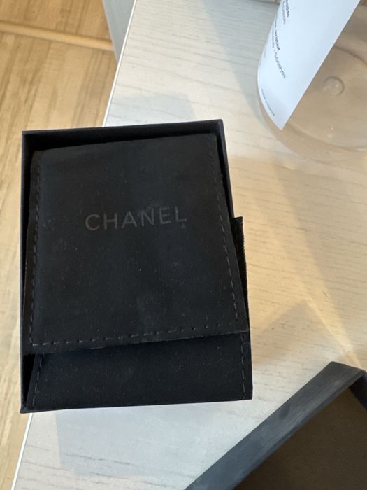 Authentic Chanel CC Crystal Stud Earrings – Gold Tone