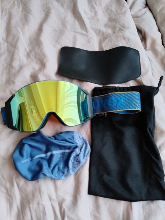 Ochelari ski snowboard Uvex 2 in 1 - lentila magnetică - bărbați