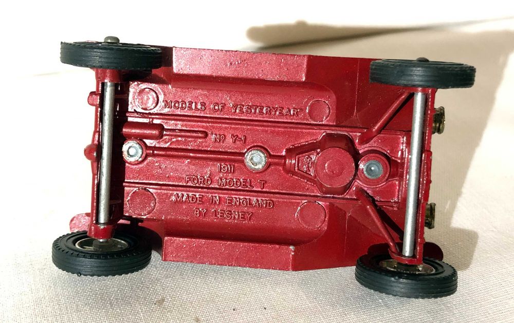 Macheta Matchbox Models of Yesteryear Y-1 1911 Ford Model T din 1970