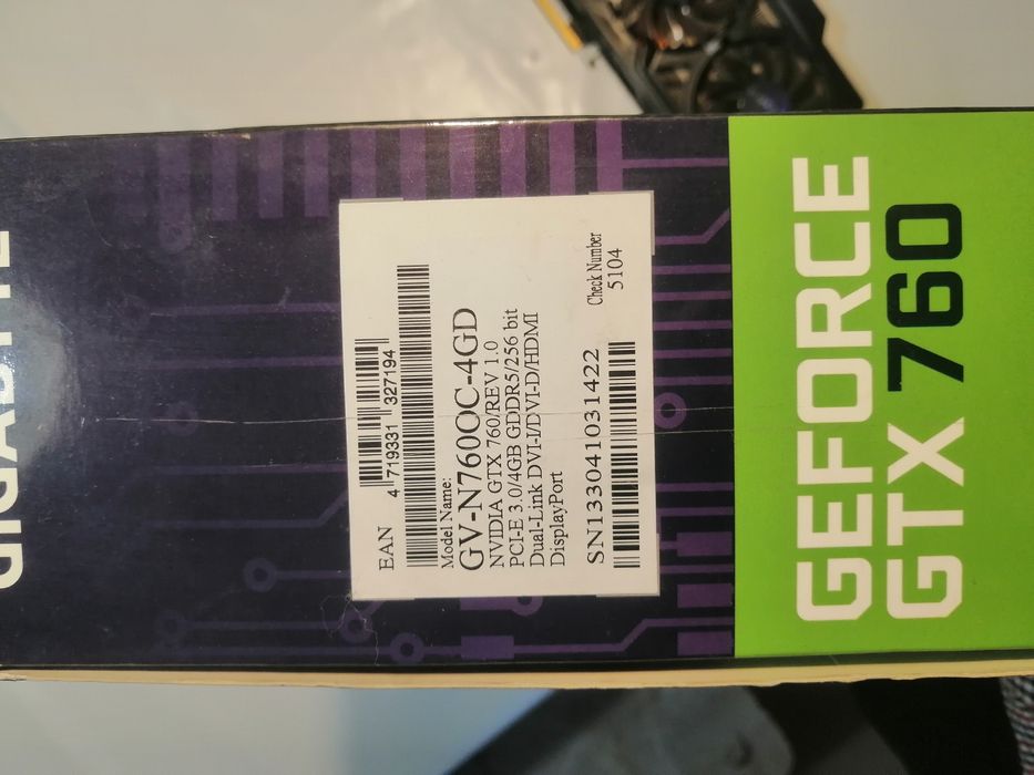 GTX 760 4gb в отличном состоянии
