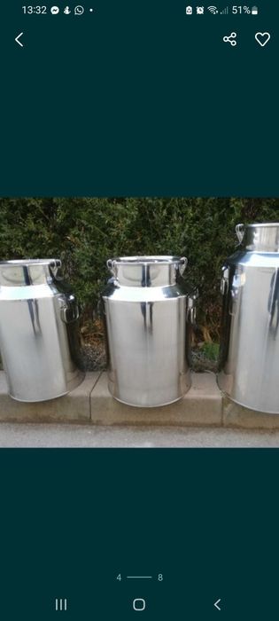 Vas inox 25 L / 42 L / 48L /58L / 68 L  marmită pentru carne la garniț