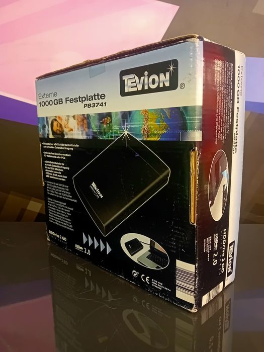 Hard disk extern Tevion de 1000 GB (1 TB)