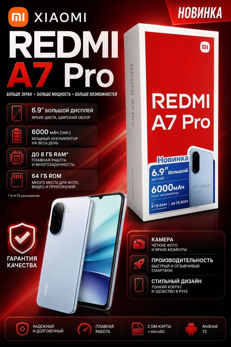 Смартфон Redmi A7 Pro
