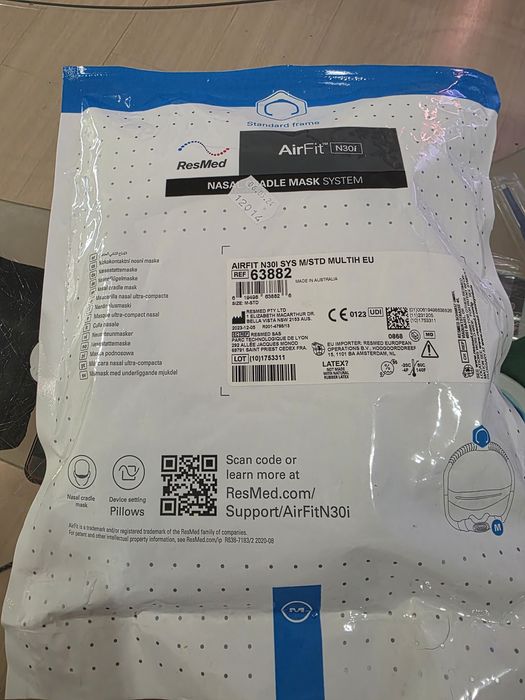 CPAP ResMed AirFit N30i маска за нос М и W нова