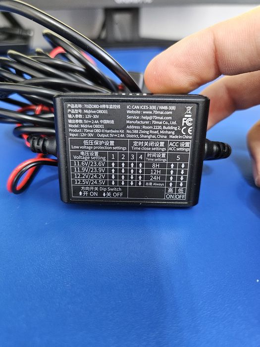 70mai OBD Hardware Kit (mod parcare)