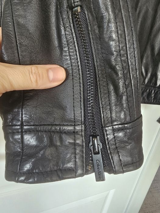 Jacheta geaca piele Calvin Klein barbati M
