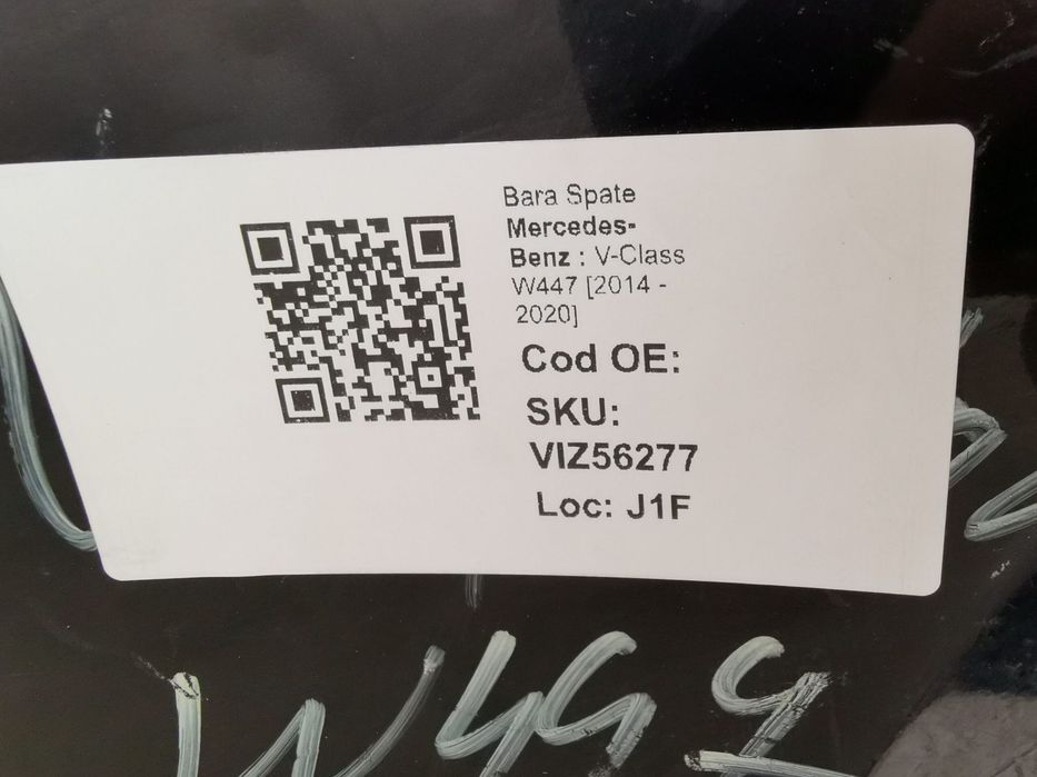 Bara Spate Mercedes-Benz  V-Class W447 2014 2015 2016 2017 2018 2019 2