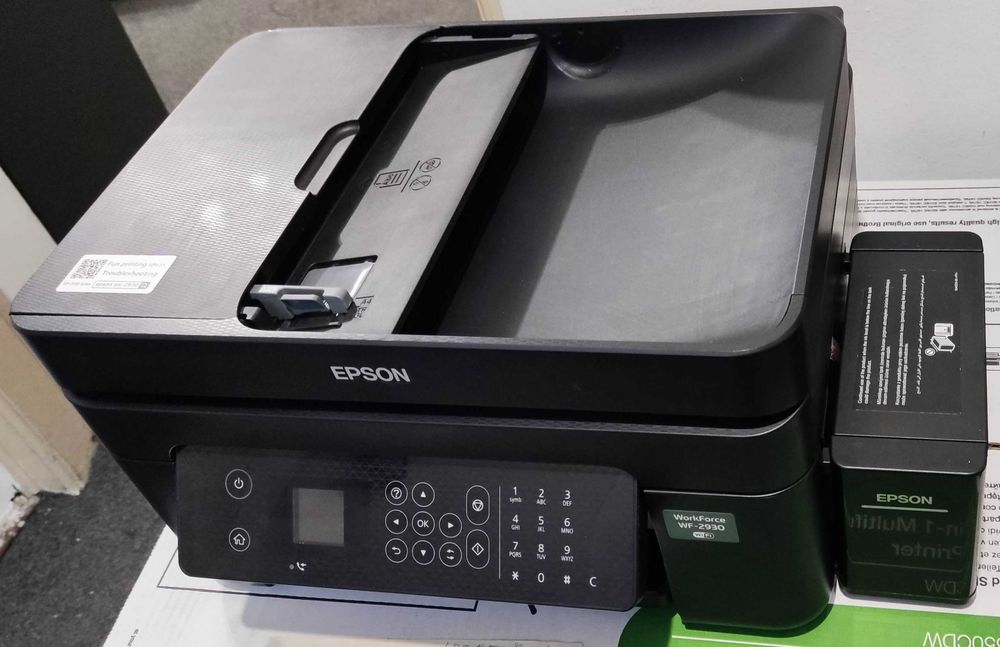 Multifunctional color fata-verso, Epson WF-2930 cu duplex, CISS, WiFi