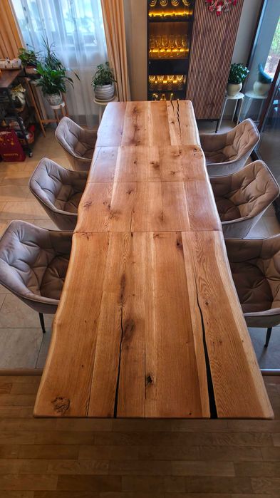 Masa din lemn de stejar pe comanda