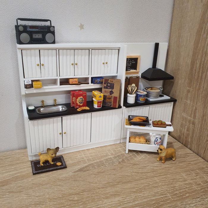 Миниатюра кукольного домика масштаба 1:12, 1:16