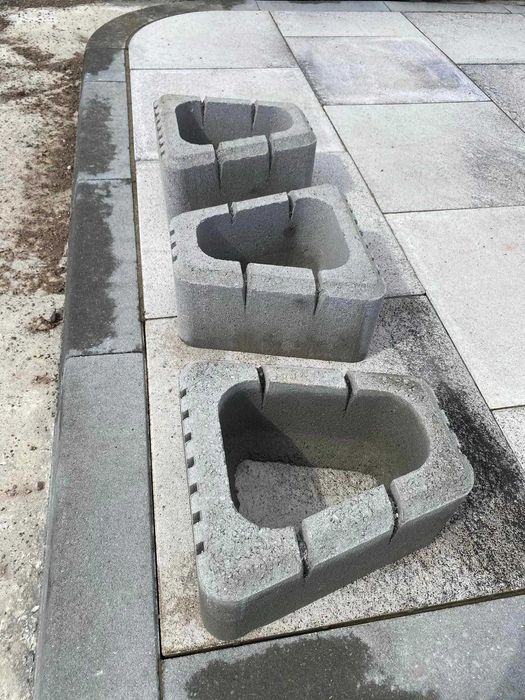 Кашпа Triflor Semmelrock, цвят сив и кафяв