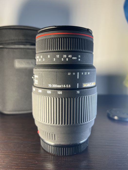 Обектив sigma apo dg 70-300 mm f4-5.8 macro A-байонет